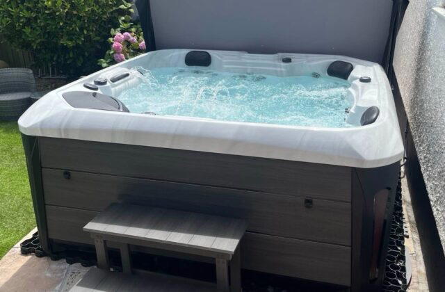 Kenya Hot Tub installed by Cornish Hot Tubs