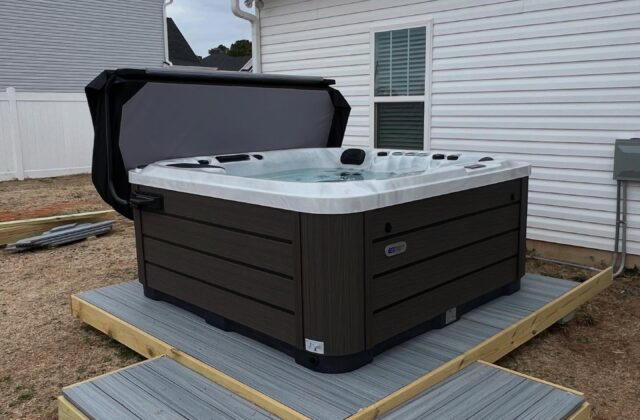 Palma Hot Tub installed by The Spa Haus