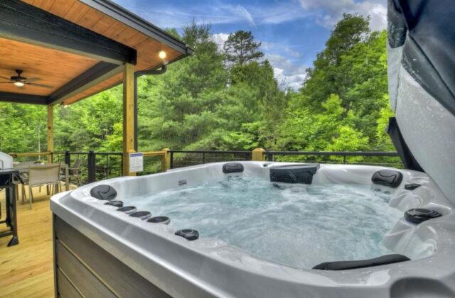 Palma Hot Tub installed by Georgia Wholesale HotTubs