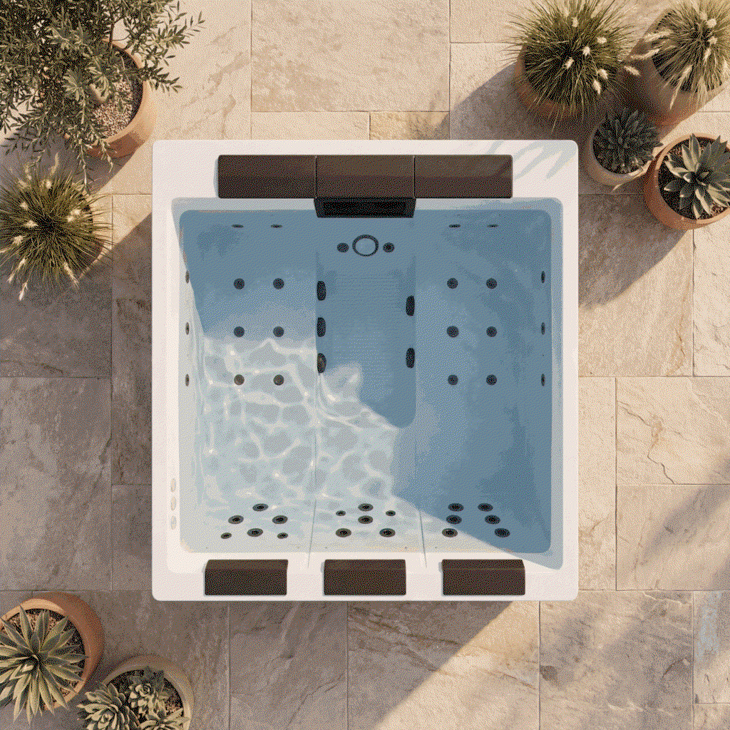Platinum Spas Lounge Divine Plus overhead view
