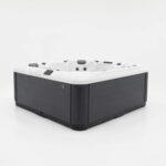 Platinum Spas Portofino hot tub – three-quarter view