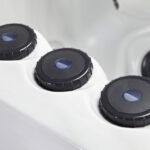 Platinum Spas Capri hot tub in Sterling Silver