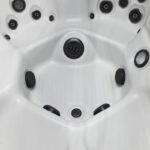 Platinum Spas Capri hot tub in Sterling Silver