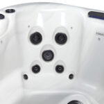 Platinum Spas Capri hot tub in Sterling Silver
