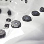 Platinum Spas Palermo hot tub in Sterling Silver