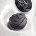 Platinum Spas Palermo hot tub in Sterling Silver