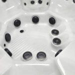 Platinum Spas Palermo hot tub in Sterling Silver