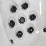 Platinum Spas Palermo hot tub in Sterling Silver