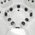 Platinum Spas Palermo hot tub in Sterling Silver