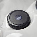 Platinum Spas Palermo hot tub in Sterling Silver