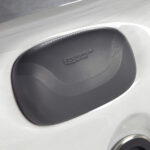 Platinum Spas Portofino hot tub in Sterling Silver